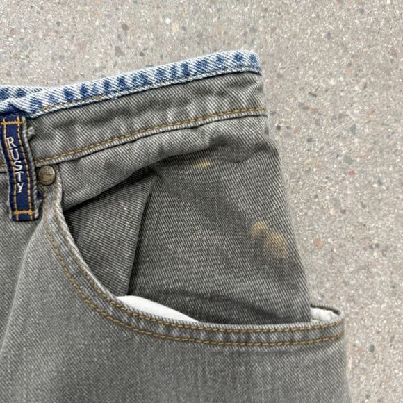 Vintage 90s Rusty Men’s Jeans Size 30 Surf Skate - Picture 3 of 7